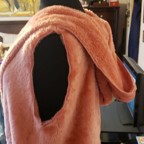 Plus sz 14 16 18 20 Coral plush teddy Vest super soft - Picture 6 of 16